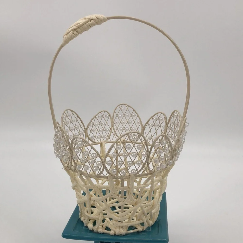 Vintage Wire Egg Basket